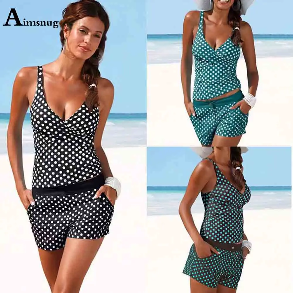 Women Casual Two Pieces Swimsuit with Pocket Trend 2021 Summer New Patchwork Dots Print Bathing Suits Female Tankini Shorts Sets
Women Casual Two Pieces Swimsuit with Pocket Trend 2021 Summer New Patchwork Dots Print Bathing Suits Female Tankini Shorts Sets