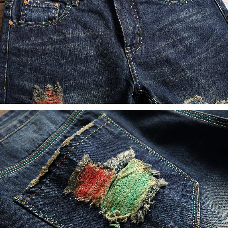 2021 Cross Border Supply Foreign Trade Street Personalized Painted Jeans Men's Perforated Straight Jeans
2021 Cross Border Supply Foreign Trade Street Personalized Painted Jeans Men's Perforated Straight Jeans