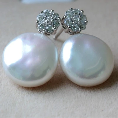 Women Gift word 925 Sterling silver real Shipping pony natural freshwater pearls Baroque coin shaped earrings earrings S925 high
Women Gift word 925 Sterling silver real Shipping pony natural freshwater pearls Baroque coin shaped earrings earrings S925 high