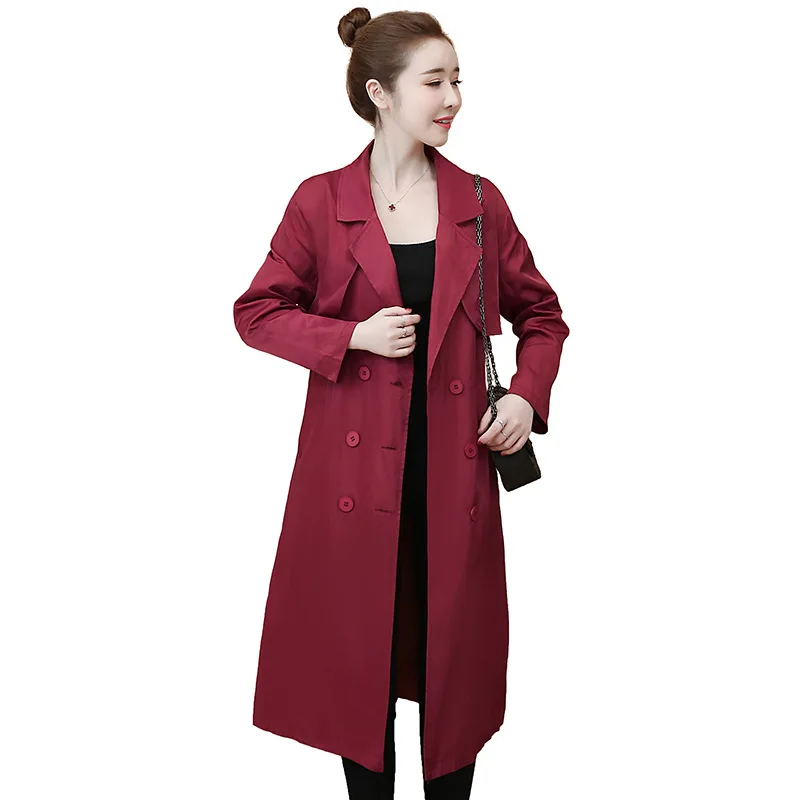 NEW The 2021 spring and autumn new women's windbreaker women's coat long black size waist slim leisure temperament
NEW The 2021 spring and autumn new women's windbreaker women's coat long black size waist slim leisure temperament