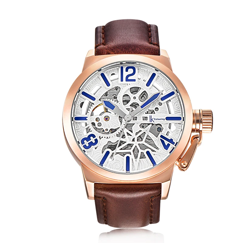 2020 New Luxury Men's Self-winding Watch Fashion Casual Leather Strap Hollow Business Waterproof Men's Watch Relogio Feminino
2020 New Luxury Men's Self-winding Watch Fashion Casual Leather Strap Hollow Business Waterproof Men's Watch Relogio Feminino