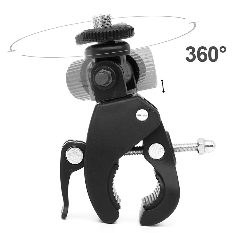 1/4 Camera DV DSLR Bike Bicycle Handlebar Clamp Bracket Tripod Mount Screw Clip Tripods for Gopro Hero5/4/3+/3/2/1 High Quality
1/4 Camera DV DSLR Bike Bicycle Handlebar Clamp Bracket Tripod Mount Screw Clip Tripods for Gopro Hero5/4/3+/3/2/1 High Quality