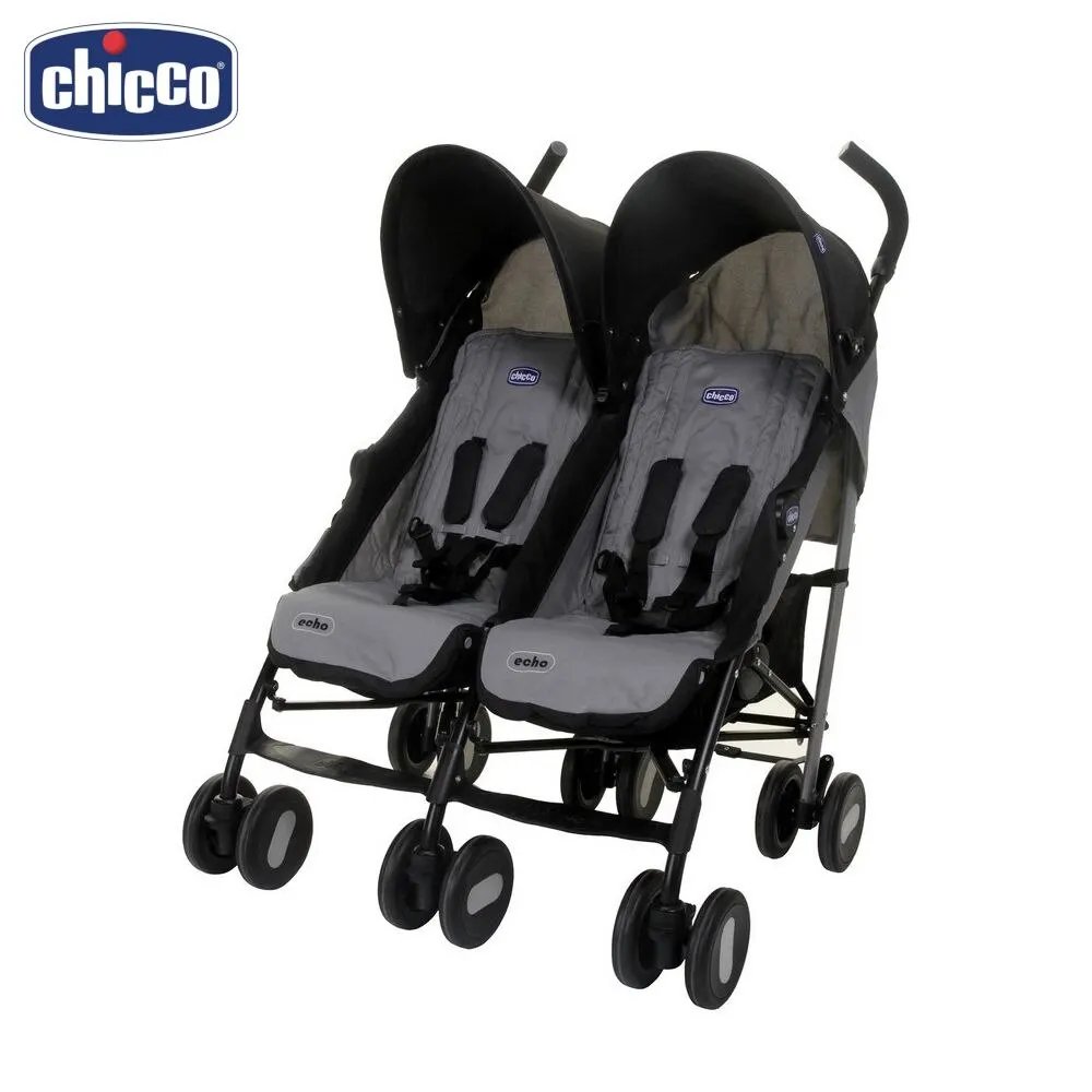 Коляска для двойни Chicco Echo Twin Stroller|Двойная коляска| |