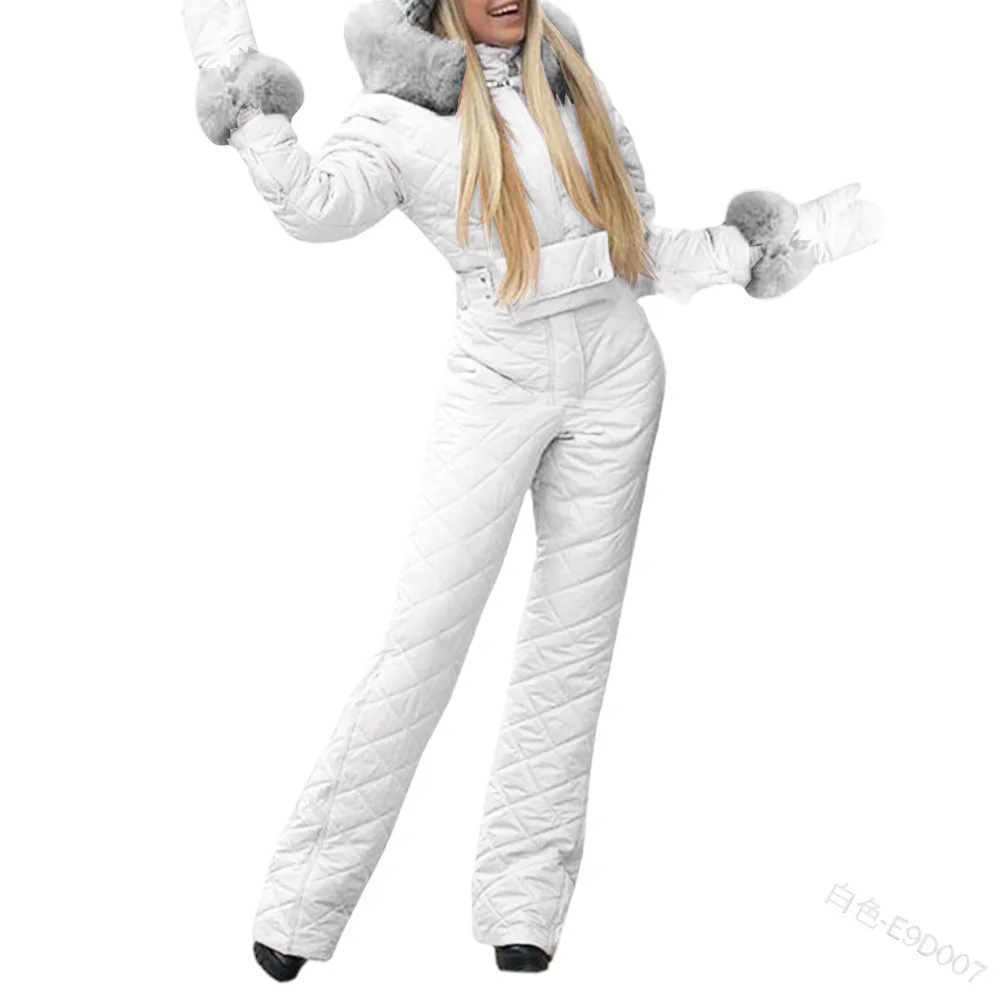 Women One-piece Cotton-padded Jacket Solid Color Hooded Zipper Warm Imitation Fur Collar Winter One-piece Cotton-padded Jacket
Women One-piece Cotton-padded Jacket Solid Color Hooded Zipper Warm Imitation Fur Collar Winter One-piece Cotton-padded Jacket