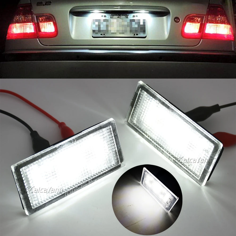 

1 пара автомобильных светодиодных ламп без ошибок светильник номерного знака для BMW серий 7 E66 E65 735i 2006-2008 белый 12 В Canbus номерной знак лампа 2007