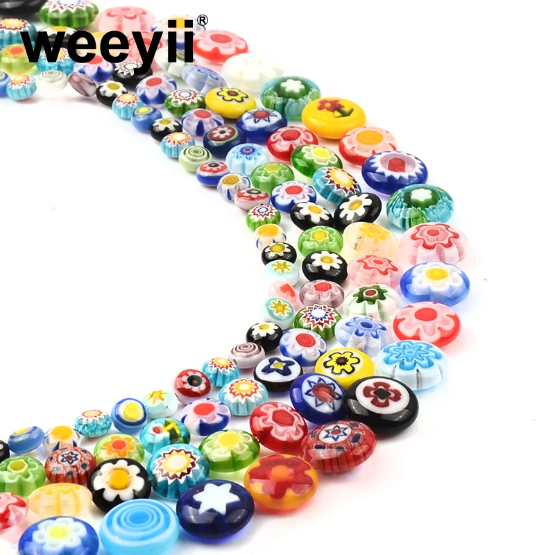 6/8/10/12mm Mixed Flat Round Millefiori Flower Patterns Lampwork Glass Beads for Jewelry Making DIY Bracelet Accessories
6/8/10/12mm Mixed Flat Round Millefiori Flower Patterns Lampwork Glass Beads for Jewelry Making DIY Bracelet Accessories