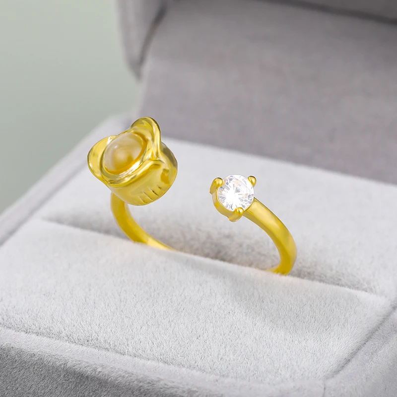 I Love You in 100 Languages Zircon Flower Ring For Women Gold Projection Adjustable Rose Ring Minimalism Jewelry Birthday Gift
I Love You in 100 Languages Zircon Flower Ring For Women Gold Projection Adjustable Rose Ring Minimalism Jewelry Birthday Gift