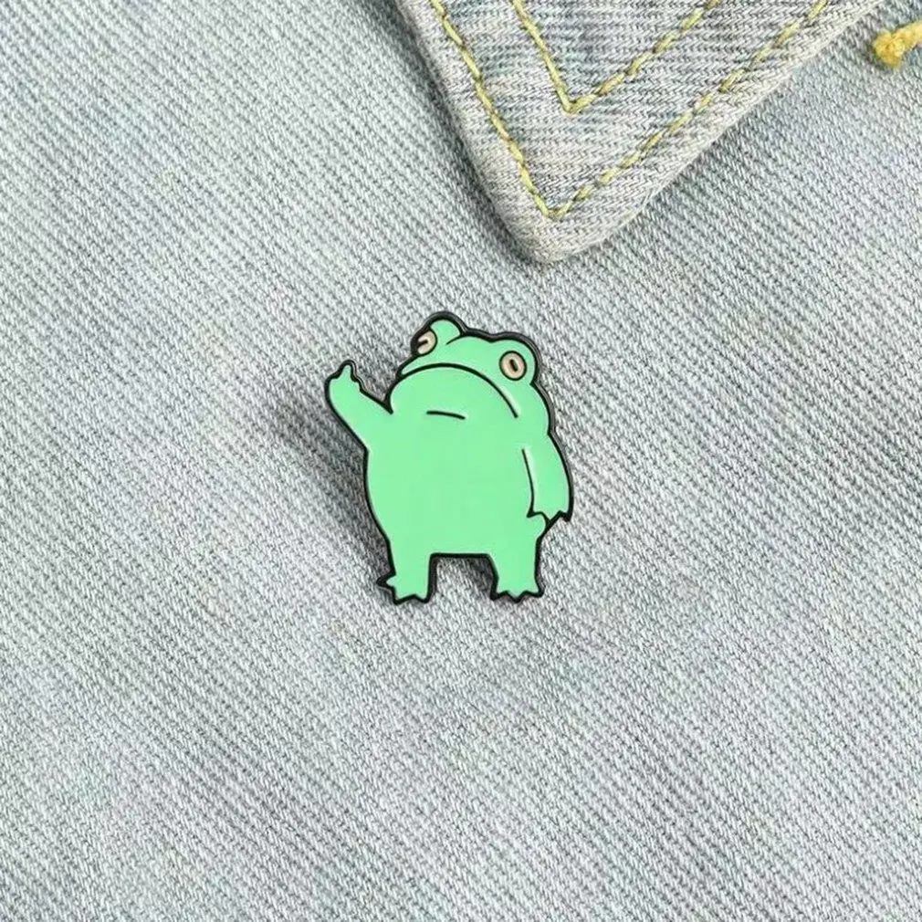 Cartoon Frogs Prince Enamel Brooch Pins Badge Lapel Pins Brooches Alloy Metal Lightweight Jewelry Accessories
Cartoon Frogs Prince Enamel Brooch Pins Badge Lapel Pins Brooches Alloy Metal Lightweight Jewelry Accessories