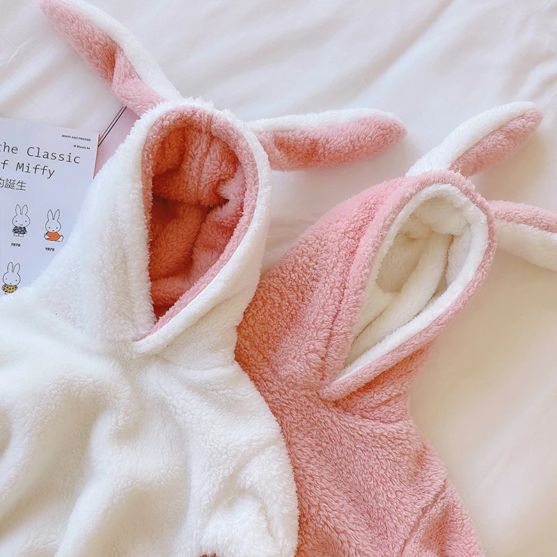 Infant Baby Rompers Winter Coral Fleece Warm Bunny Ears Hooded Romper Roupas Newborn Baby Boy Girl Clothes Jumpsuit Bodys Bebe
Infant Baby Rompers Winter Coral Fleece Warm Bunny Ears Hooded Romper Roupas Newborn Baby Boy Girl Clothes Jumpsuit Bodys Bebe