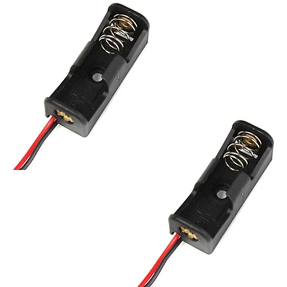 2 шт. Батарея Чехол черный 2-проводной 12V 23A MN21 MS21 чехол коробка держатель качество