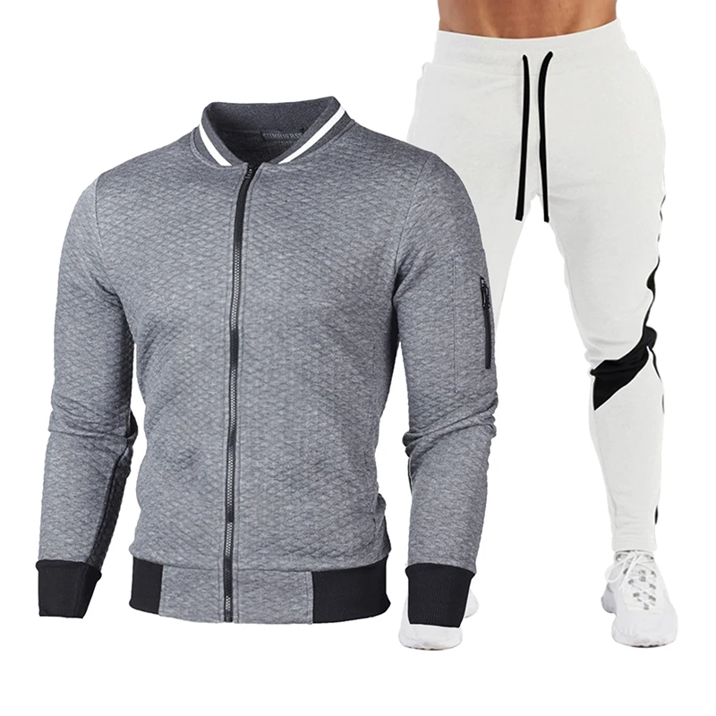Pure color jacket Sports 2021 men's new zipper sweater suit hip-hop suit hoodie fitness sweater high street sweatpants suit
Pure color jacket Sports 2021 men's new zipper sweater suit hip-hop suit hoodie fitness sweater high street sweatpants suit