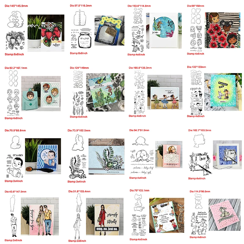 Featured Diverse Pattern Word People Metal Cutting Dies&Transparent Clear Stamps For DIY Scrapbooking Album paper Cards new 2020
Featured Diverse Pattern Word People Metal Cutting Dies&Transparent Clear Stamps For DIY Scrapbooking Album paper Cards new 2020