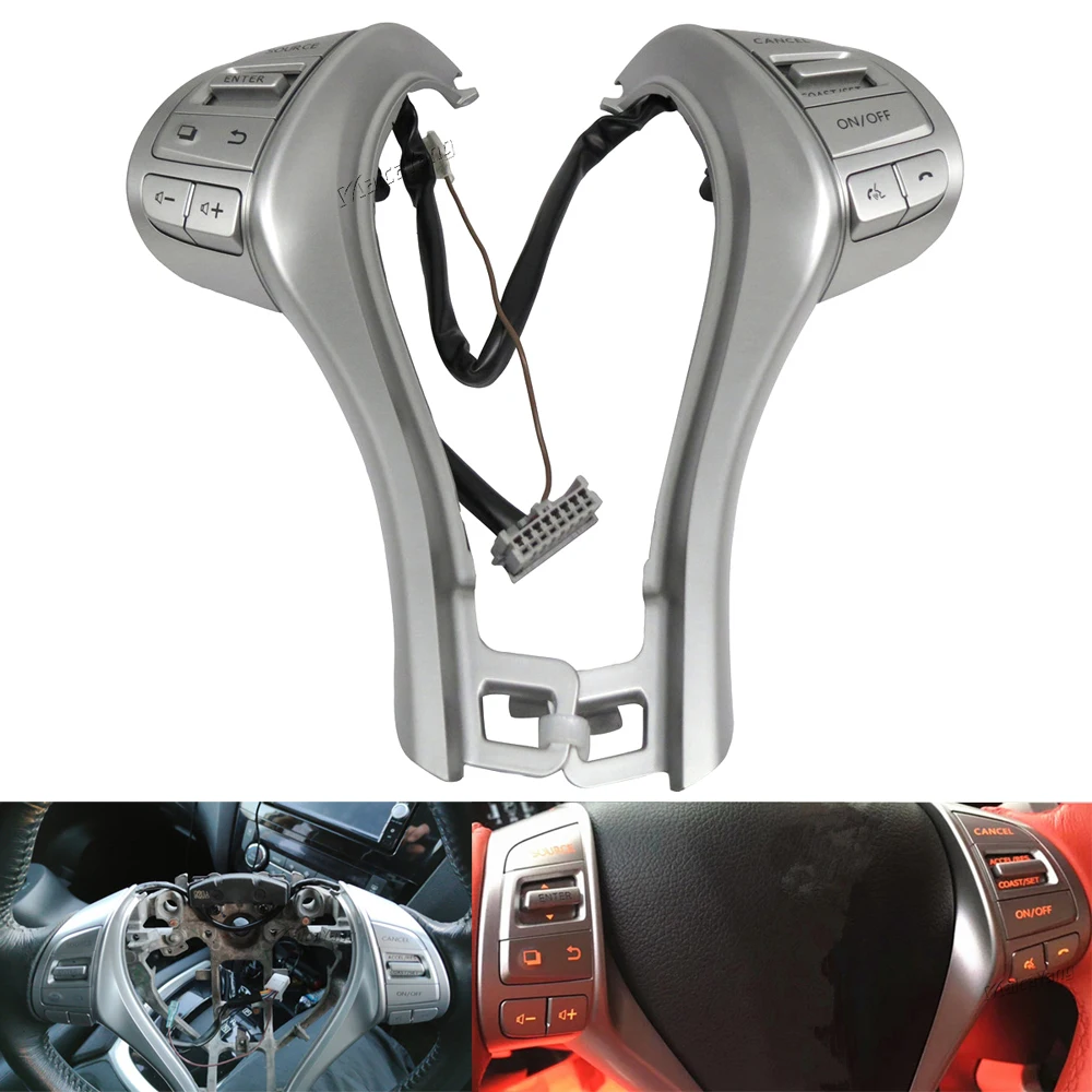 Кнопка управления аудиосигналом на руль для Nissan Altima tenna X-trail 2014 -2016, для Tudda 25550-3TA3A 255503TA3A
Кнопка управления аудиосигналом на руль для Nissan Altima tenna X-trail 2014 -2016, для Tudda 25550-3TA3A 255503TA3A