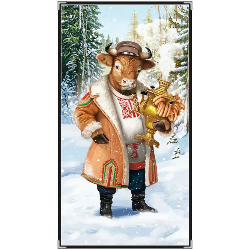 5D DIY Diamond Painting Full Square Round Drill Cartoon cow 5D Embroidery Cross Stitch kits mosaic icon sceneryp Home Decoration 
5D DIY Diamond Painting Full Square Round Drill Cartoon cow 5D Embroidery Cross Stitch kits mosaic icon sceneryp Home Decoration