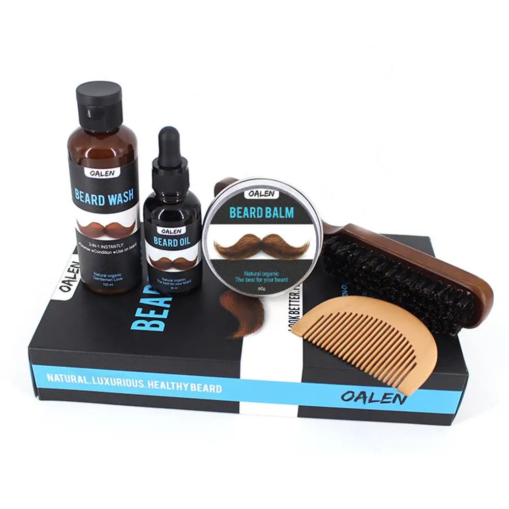 Men Beard Care Set Beard Cream + Beard Comb + Beard Oil + Beard Brush + Beard Cleaning Liquid Cheap Price Hotsale
Men Beard Care Set Beard Cream + Beard Comb + Beard Oil + Beard Brush + Beard Cleaning Liquid Cheap Price Hotsale