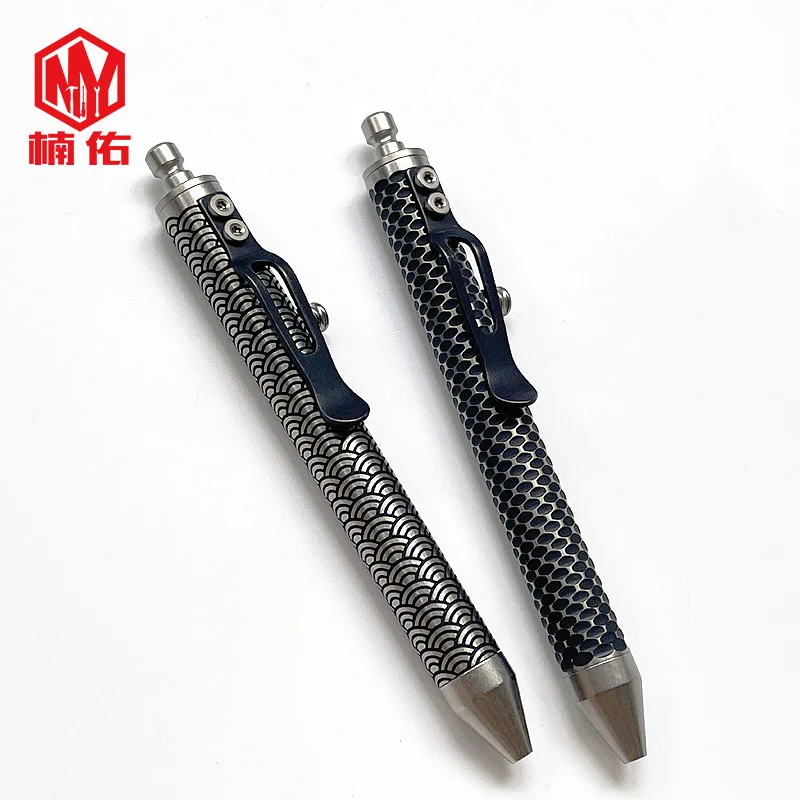 1PC Portable Titanium Alloy Bolt Pen Writing Pen EDC Outdoor Tool Multi-purpose Tactical Pen
1PC Portable Titanium Alloy Bolt Pen Writing Pen EDC Outdoor Tool Multi-purpose Tactical Pen