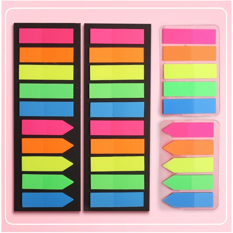 Fluorescent Film Indicates The Number of Pages, Notebook Folders, Removable Sorting Notes, Index Stickers, and Sticky Notes
Fluorescent Film Indicates The Number of Pages, Notebook Folders, Removable Sorting Notes, Index Stickers, and Sticky Notes