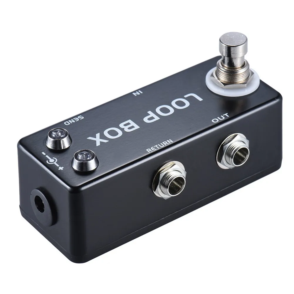 MOSKY 9V Boss Loop Box Mini Guitar Switch/ Effect Pedal True Bypass Looper Route Selection True-Bypass Guitars Basses Parts Gear
MOSKY 9V Boss Loop Box Mini Guitar Switch/ Effect Pedal True Bypass Looper Route Selection True-Bypass Guitars Basses Parts Gear