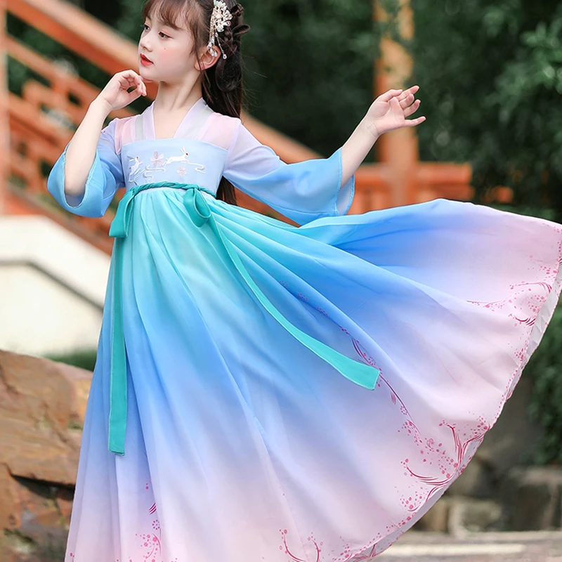 Новое поступление, детский дышащий костюм Тан в китайском стиле, костюм для девочки с длинными рукавами и вышивкой, костюм ханьфу для выступ...
Новое поступление, детский дышащий костюм Тан в китайском стиле, костюм для девочки с длинными рукавами и вышивкой, костюм ханьфу для выступ...