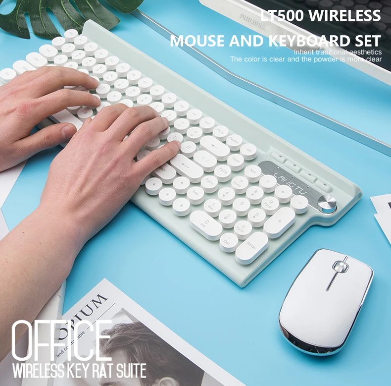 Rechargeable Wireless Bluetooth Gaming Keyboard And Mouse Set. 102 Keys Mute Cute And Ultra-thin, Suitable For Home Office Games
Rechargeable Wireless Bluetooth Gaming Keyboard And Mouse Set. 102 Keys Mute Cute And Ultra-thin, Suitable For Home Office Games