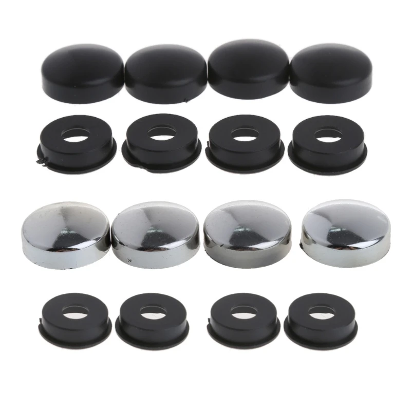 8 Pcs ABS Chrome License Plate Frame Screw Nut Caps+Bolt Cover Set For Car Truck 
8 Pcs ABS Chrome License Plate Frame Screw Nut Caps+Bolt Cover Set For Car Truck