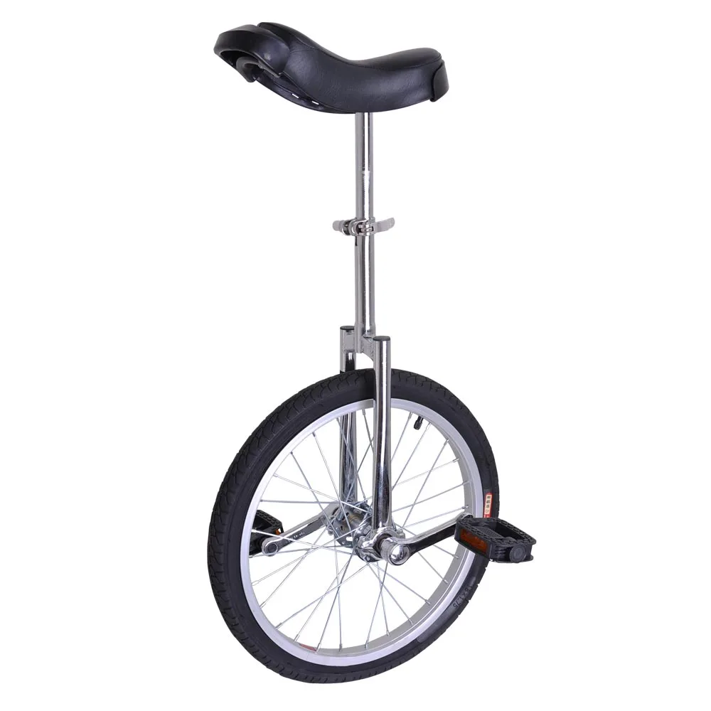 18 Inch Unicycle Cycling Scooter Circus Bike Youth Adult Balance Exercise Single wheel Bicycle Aluminum Wheel 
18 Inch Unicycle Cycling Scooter Circus Bike Youth Adult Balance Exercise Single wheel Bicycle Aluminum Wheel