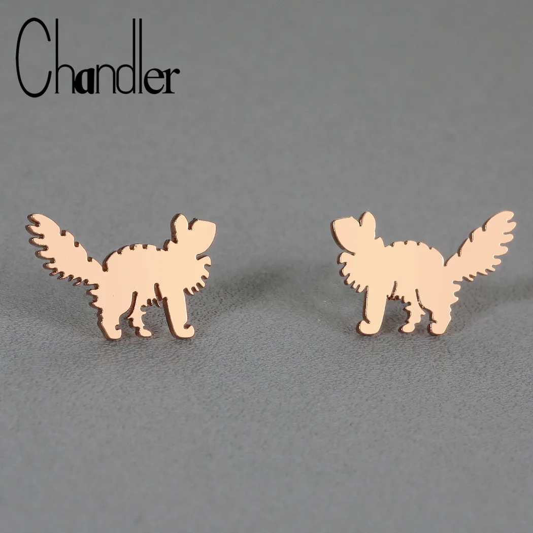 Chandler Stainless Steel Gold Color Plated Cute Breed Cat Stud Earring For Girls Bridesmaid Pet
Chandler Stainless Steel Gold Color Plated Cute Breed Cat Stud Earring For Girls Bridesmaid Pet