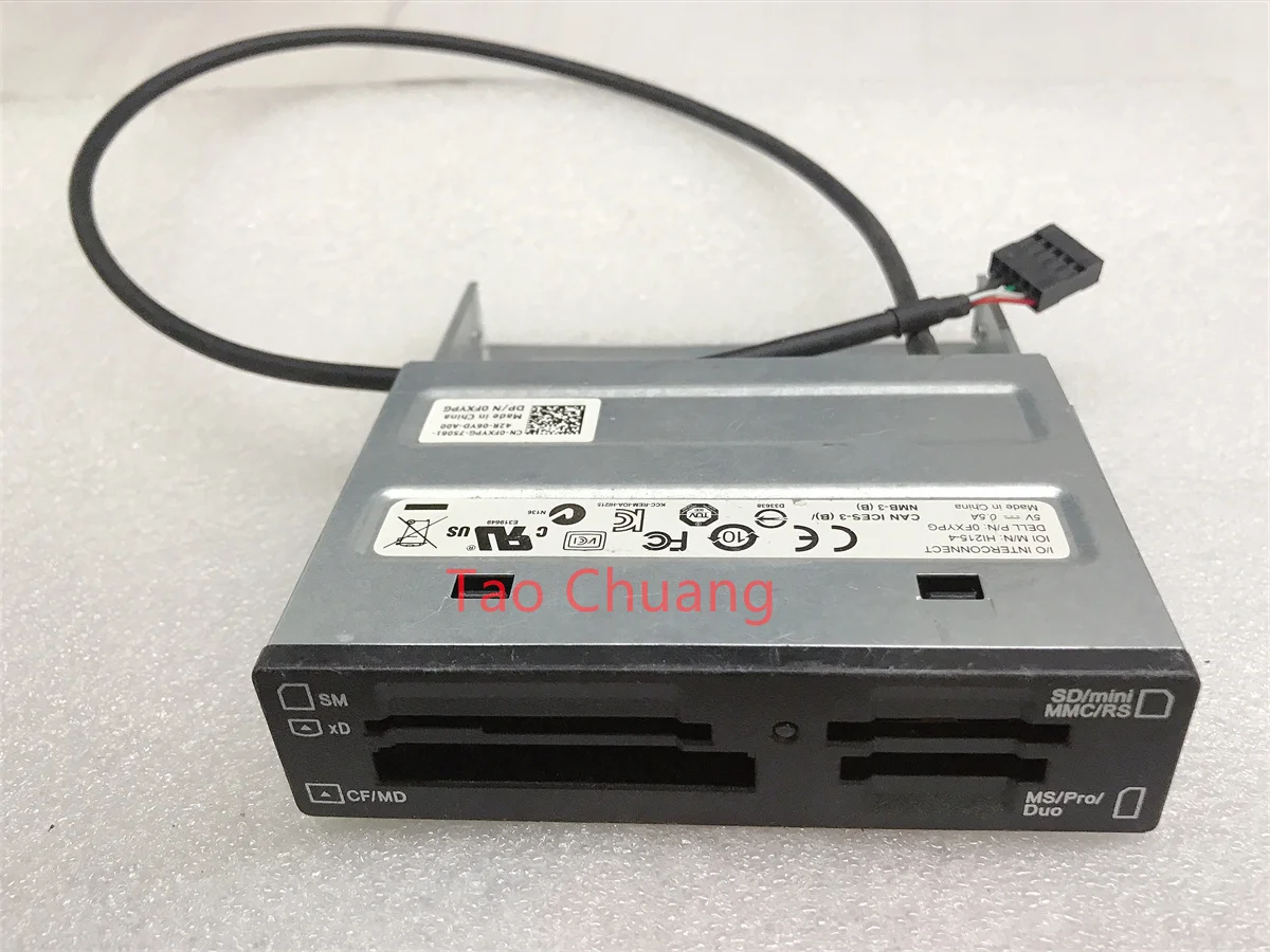 FOR Dell Multimedia Flash Card Reader fxypg SD/MMC/RS SM/XD CF MD MS/PRO/Duo card 0FXYPG
FOR Dell Multimedia Flash Card Reader fxypg SD/MMC/RS SM/XD CF MD MS/PRO/Duo card 0FXYPG