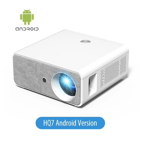 Touyinger HQ7 7000 люмен светодиодный проектор Android портативный видеопроектор 1080P Full HD Домашний кинотеатр 300 ''экран Поддержка Bluetooth Wifi