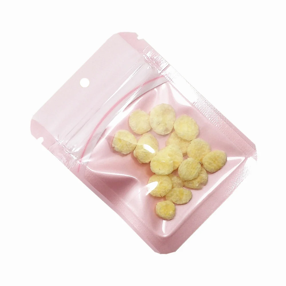 1000Pcs Tear Notch Dustproof Waterproof Storage Food Candy Snack Pouches Clear Pink Zip Lock Macarons Plastic Bag with Hang Hole
1000Pcs Tear Notch Dustproof Waterproof Storage Food Candy Snack Pouches Clear Pink Zip Lock Macarons Plastic Bag with Hang Hole