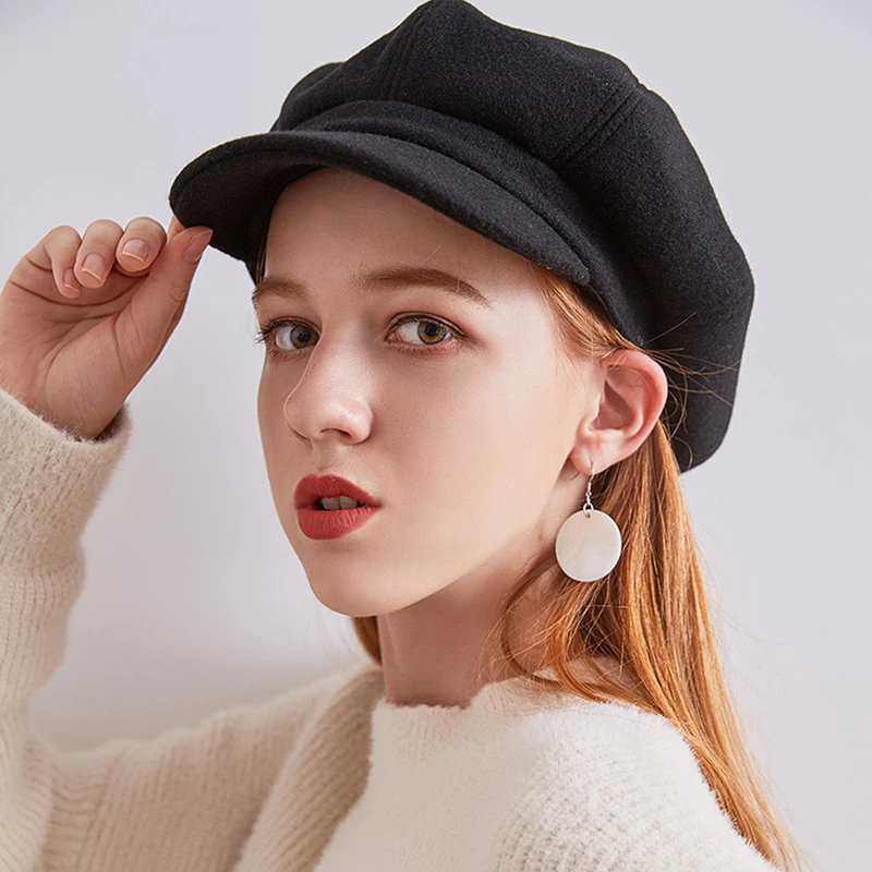 K91 New Literary Retro Hat Wool Noble Beret Hats Man Female Unisex Autumn And winter Painter Hat Woolen Cap
K91 New Literary Retro Hat Wool Noble Beret Hats Man Female Unisex Autumn And winter Painter Hat Woolen Cap