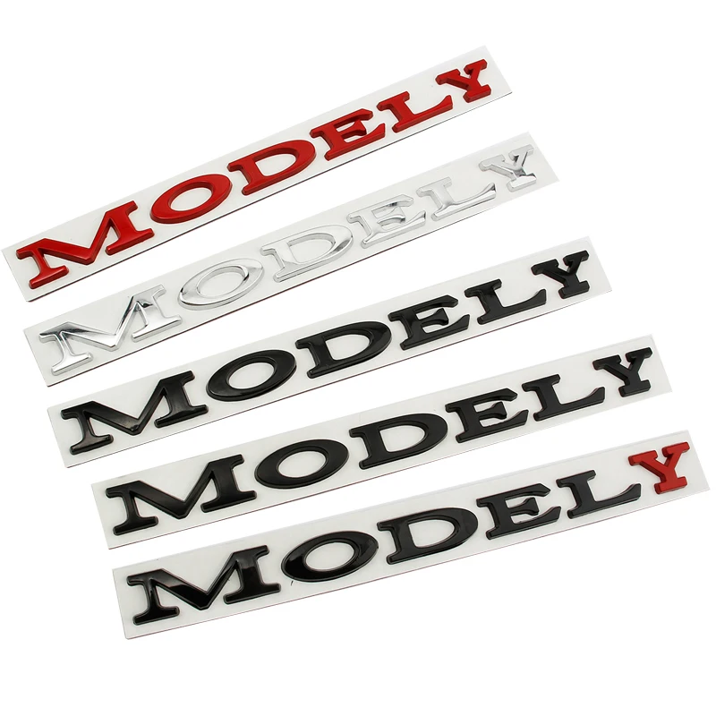 Car Rear Trunk English Letters Logo alphabet Replace Badge Emblem Decals Styling Sticker For Tesla Model Y 2021 Accessories
Car Rear Trunk English Letters Logo alphabet Replace Badge Emblem Decals Styling Sticker For Tesla Model Y 2021 Accessories