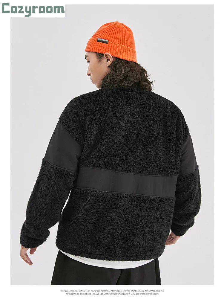 2021 Autumn and Winter Street Embroidery Contrast Color Loose Lamb Wool Top Zipper Stand Collar Hoodie Men
2021 Autumn and Winter Street Embroidery Contrast Color Loose Lamb Wool Top Zipper Stand Collar Hoodie Men