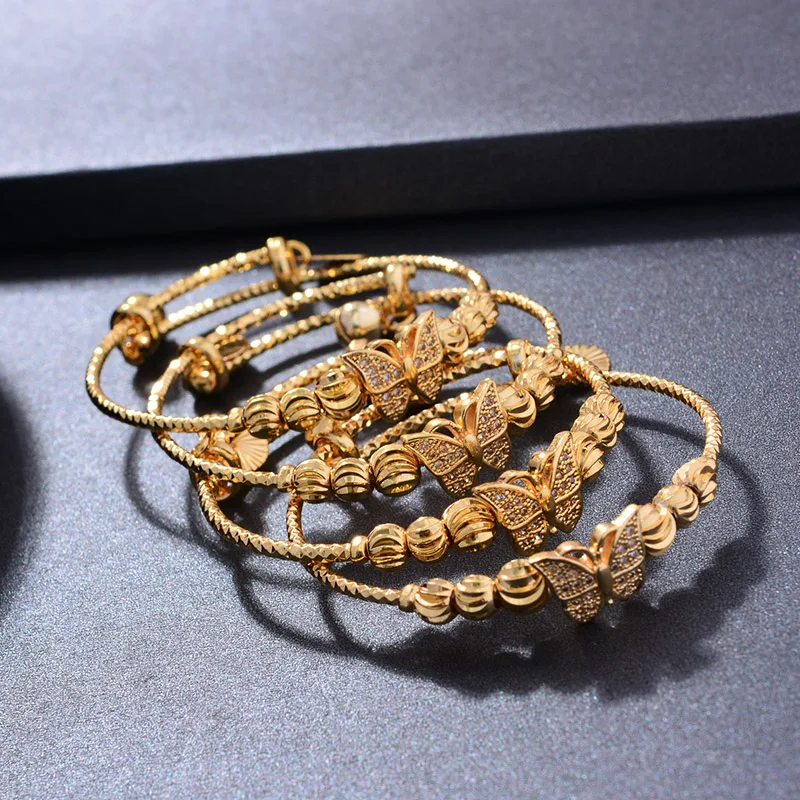 4PCS/lot Trendy African Ethiopia Fashion Butterfly Bangles for Baby boy Girls Luxury Kids Gifts Invisible Setting Jewelry
4PCS/lot Trendy African Ethiopia Fashion Butterfly Bangles for Baby boy Girls Luxury Kids Gifts Invisible Setting Jewelry