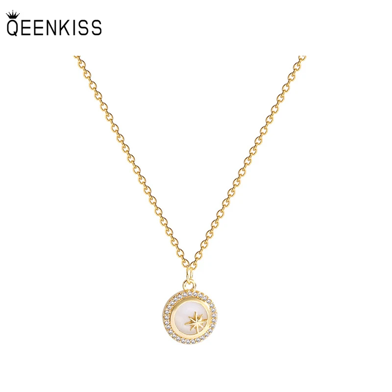 QEENKISS NC7153 Fine Jewelry Wholesale Trendy Woman Birthday Wedding Gift Round Six-point Star Zircon 18KT Gold Pendant Necklace
QEENKISS NC7153 Fine Jewelry Wholesale Trendy Woman Birthday Wedding Gift Round Six-point Star Zircon 18KT Gold Pendant Necklace