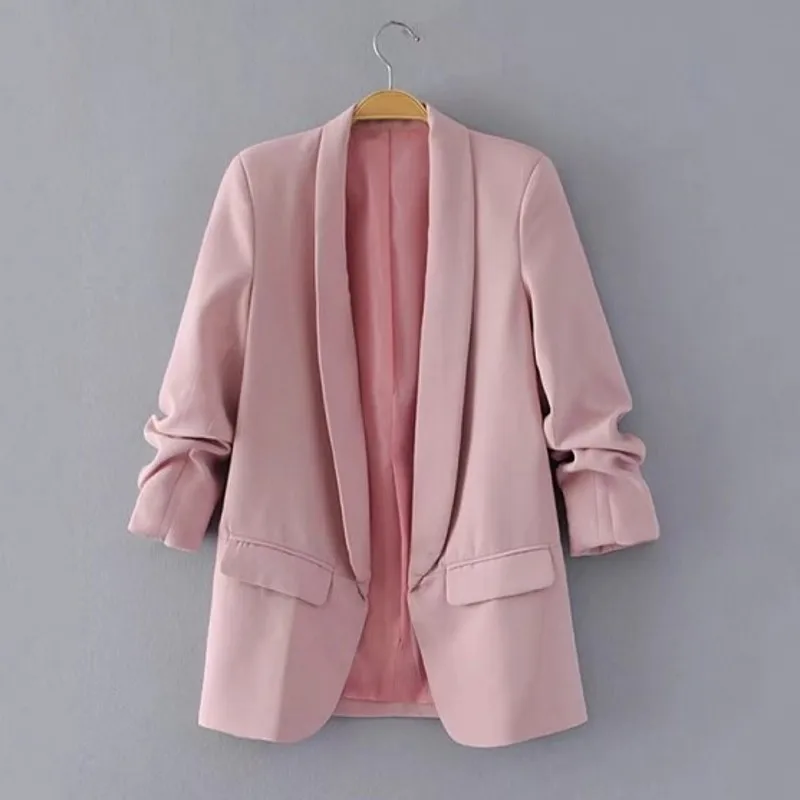 Women Blazers Suit Without Button Professional Slim Leisure Spring and Autumn Large Size Suit Jacket Woman
Women Blazers Suit Without Button Professional Slim Leisure Spring and Autumn Large Size Suit Jacket Woman