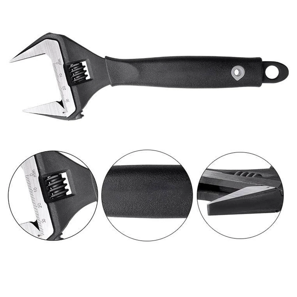 8 Inch Adjustable Wrench Wide Jaw Pipe Plumbing Spanner With Soft Grip Hardware Tools Suitable For Plumbing Sanitaryware Basins
8 Inch Adjustable Wrench Wide Jaw Pipe Plumbing Spanner With Soft Grip Hardware Tools Suitable For Plumbing Sanitaryware Basins