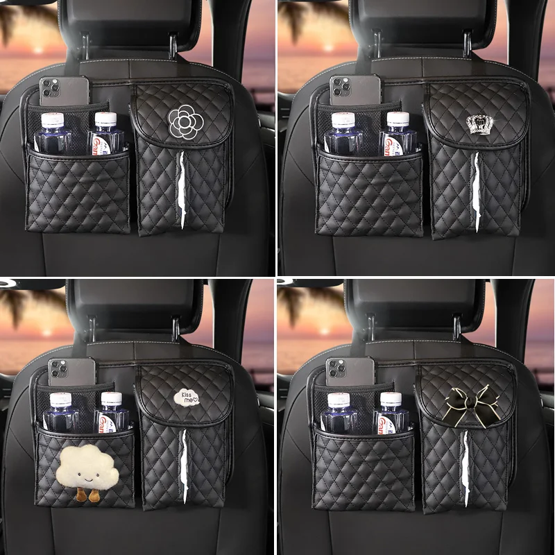 Cute Cartoon Car Paper Tissue Holder for Front Seat Pocket Diamond Crown Auto Backseat Organizer Leather Car Seat Purse (Black)
Cute Cartoon Car Paper Tissue Holder for Front Seat Pocket Diamond Crown Auto Backseat Organizer Leather Car Seat Purse (Black)