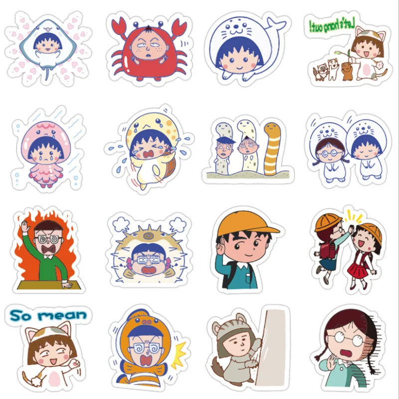 10/30/50PCS Japanese Anime Girl Cute Cherry Maruko Manga Cartoon Doodle Notebook Mobile Phone Skateboard Sticker Wholesale
10/30/50PCS Japanese Anime Girl Cute Cherry Maruko Manga Cartoon Doodle Notebook Mobile Phone Skateboard Sticker Wholesale