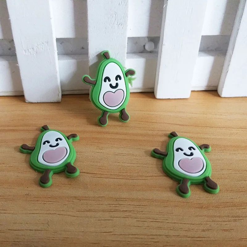 10Pcs Kawaii Avocado PVC Patch Soft Rubber Flat back Cabochon Cartoon Silicone Decoration Craft DIY Hair Accessories Scrapbook
10Pcs Kawaii Avocado PVC Patch Soft Rubber Flat back Cabochon Cartoon Silicone Decoration Craft DIY Hair Accessories Scrapbook