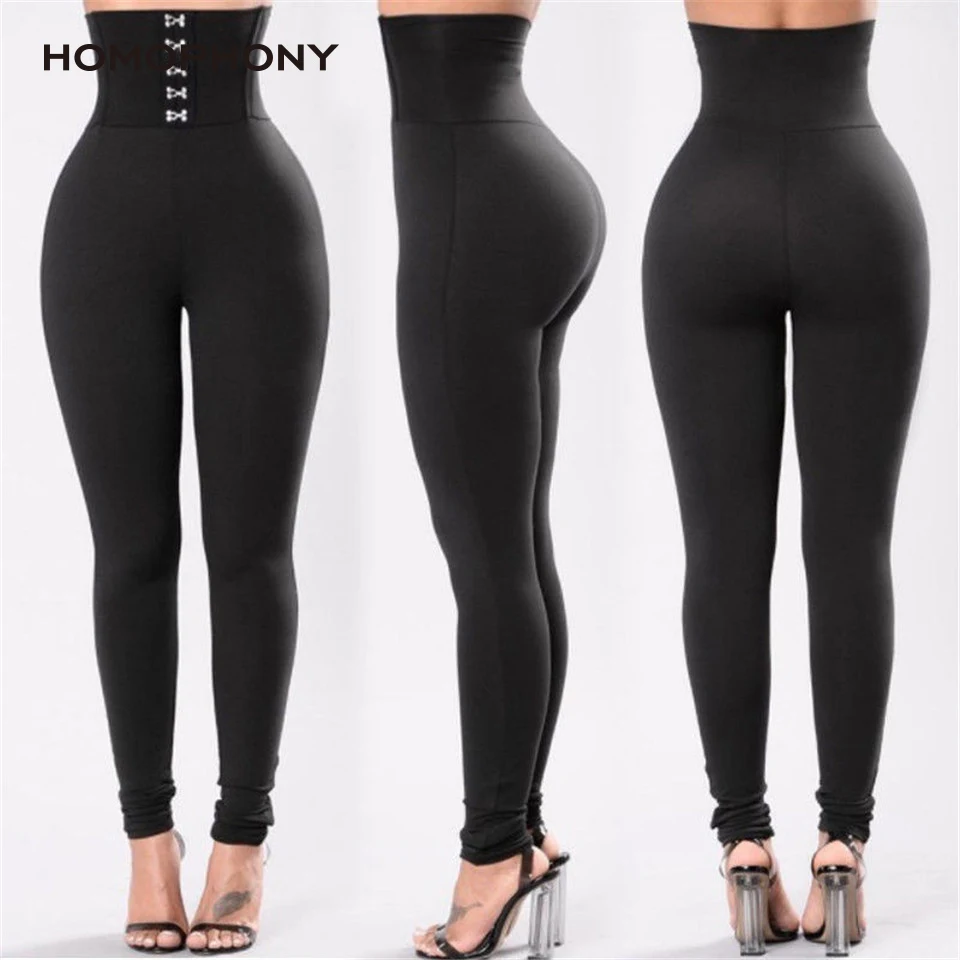 Homophony Sexy Leggings Women High Waist Elasticity Ankle-Length Button Placket Streetwear Women Black Leggins Woman Clothes
Homophony Sexy Leggings Women High Waist Elasticity Ankle-Length Button Placket Streetwear Women Black Leggins Woman Clothes