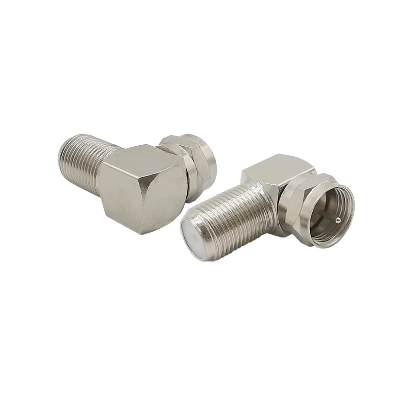 10Pcs F Type Right Angle Male to Female RF Connector 90 Degree Coax Adapter F Plug to F Jack Connector
10Pcs F Type Right Angle Male to Female RF Connector 90 Degree Coax Adapter F Plug to F Jack Connector