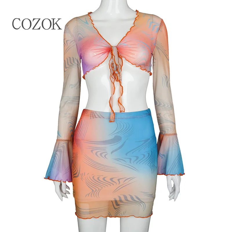 fashion sexy 2 piece dress sets Ruched Wave Cut Print Summer Full Super-short Sheath Lace mini dress for women party
fashion sexy 2 piece dress sets Ruched Wave Cut Print Summer Full Super-short Sheath Lace mini dress for women party