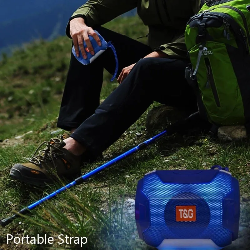 Wireless Bluetooth Speaker Portable LED Flashlight Outdoor Music Player Small Stereo Speaker with Hand Strap
Wireless Bluetooth Speaker Portable LED Flashlight Outdoor Music Player Small Stereo Speaker with Hand Strap