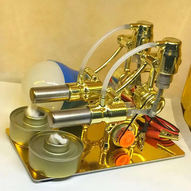 

Двигатель Стирлинга модель паровой по физике Наука и технологии учебное пособие низкой мощности игрушка для экспериментов брусья двигател...