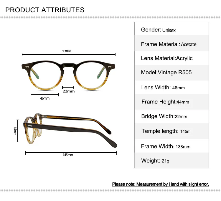 Retro Round Glasses Acetate Frame Men Progressive Multi-focal Lens Optical Eyewear See Near Far Vintage Reading Eyeglasses Women
Retro Round Glasses Acetate Frame Men Progressive Multi-focal Lens Optical Eyewear See Near Far Vintage Reading Eyeglasses Women