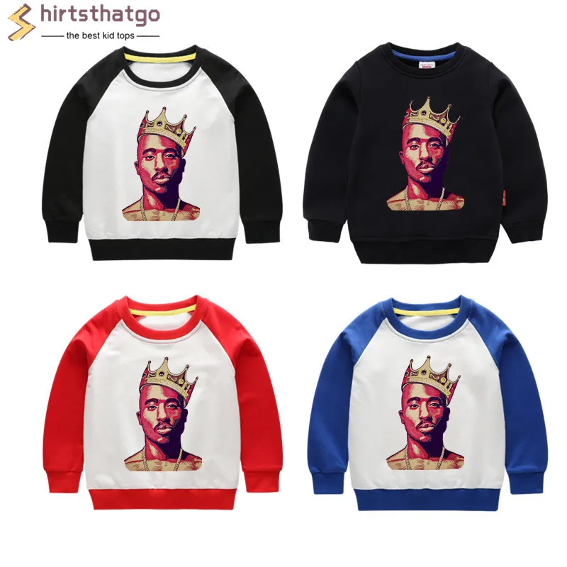 2pac/забавные толстовки с капюшоном в стиле хип хоп для мальчиков и девочек детская
