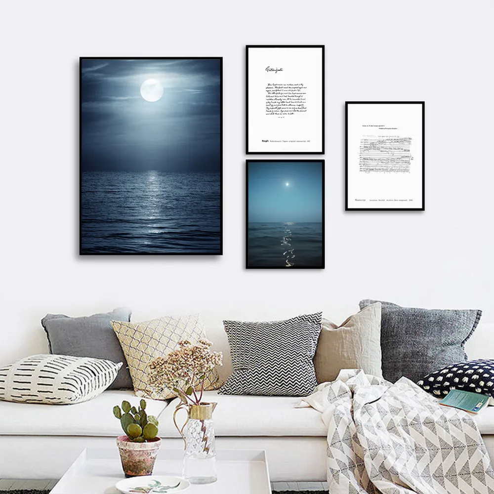 Nordic Modern Tropical Night Canvas Painting Art Print Sheet Music Poster Picture Wall Living Room Home Decor
Nordic Modern Tropical Night Canvas Painting Art Print Sheet Music Poster Picture Wall Living Room Home Decor