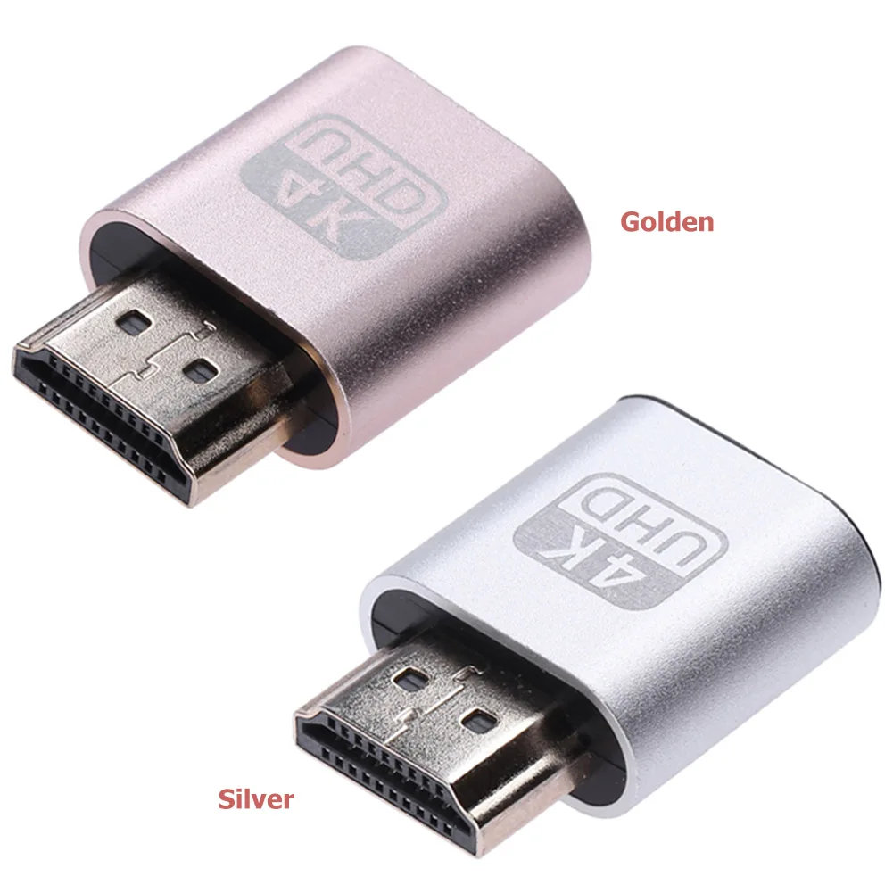 ALLOET Новый 4K адаптер DDC EDID заглушка Безголовый призрак эмулятор отображения