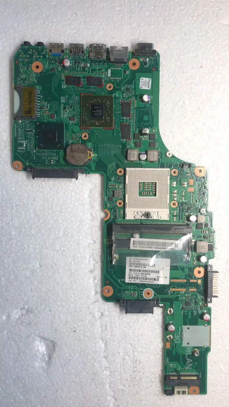 KEFUSuitable For Toshiba S855 C855 L855 Notebook Motherboard GPU HD7670M 100% Test Work V000275120 V000275060 V000275640
KEFUSuitable For Toshiba S855 C855 L855 Notebook Motherboard GPU HD7670M 100% Test Work V000275120 V000275060 V000275640